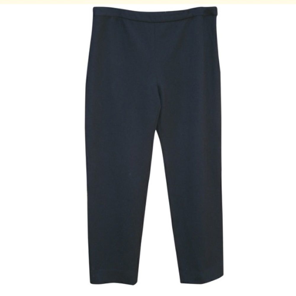 Vintage Valentino Black High Rise Ankle Pants